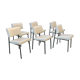 Suite de 6 chaises Gérard Guermonprez 1950