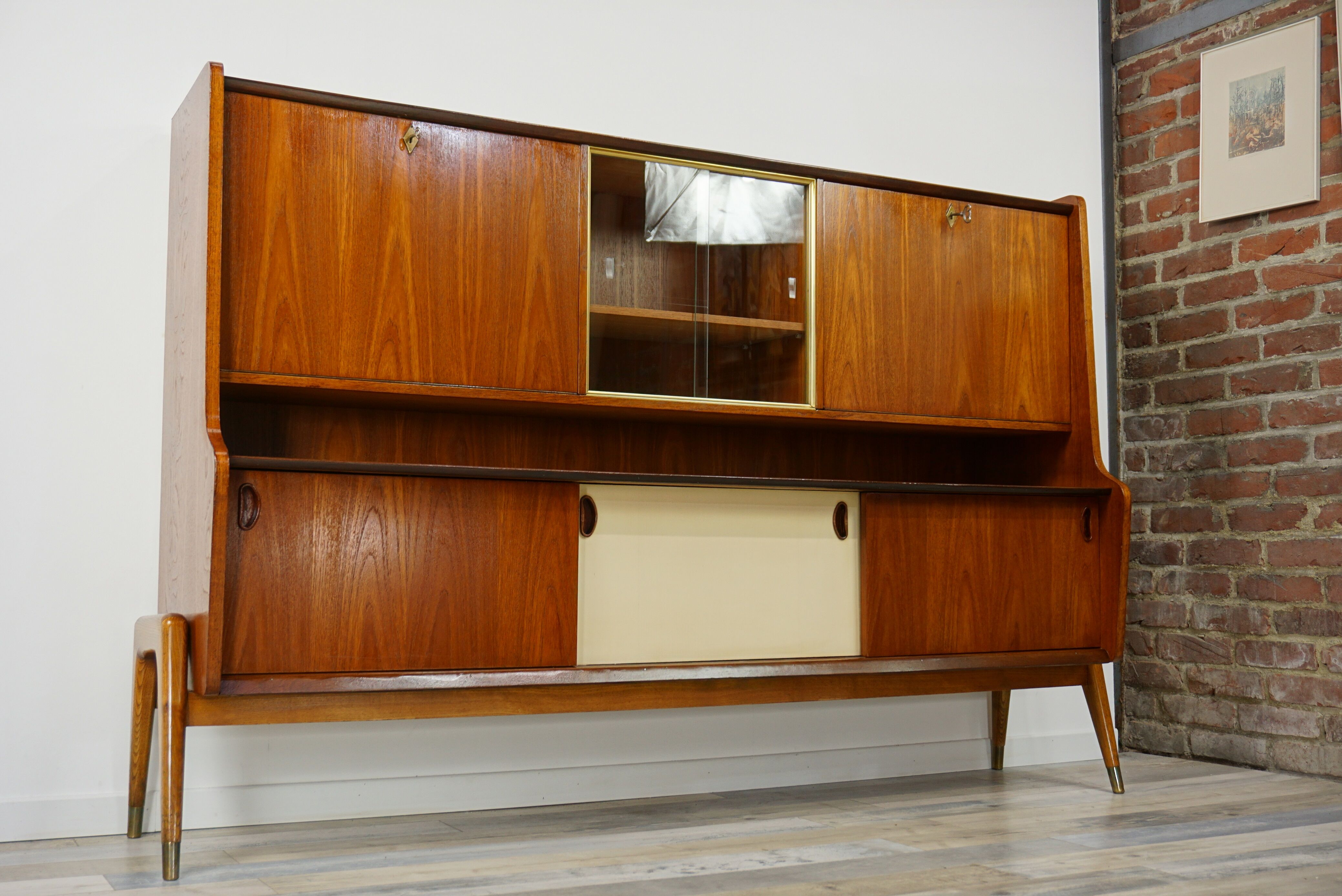 Teak sideboard by Oswald Vermaercke for V-Form