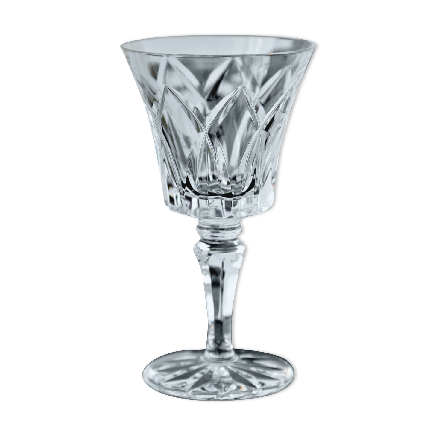 Crystal wine glass of St Louis camargue model
