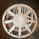 Vintage armchair in white lacquered rattan