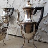 Ancien service thé café style Ier Empire métal argenté