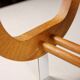 Wall lamp in oak and ceramic Guillerme and Chambron
