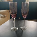2 verres à pieds