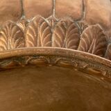 19th century copper and brass coal bucket