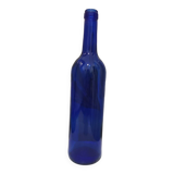 Bouteille en verre bleu Cobalt