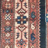 Tapis ancien persan Bakhtiar style savonnerie fait main - 137x265 cm
