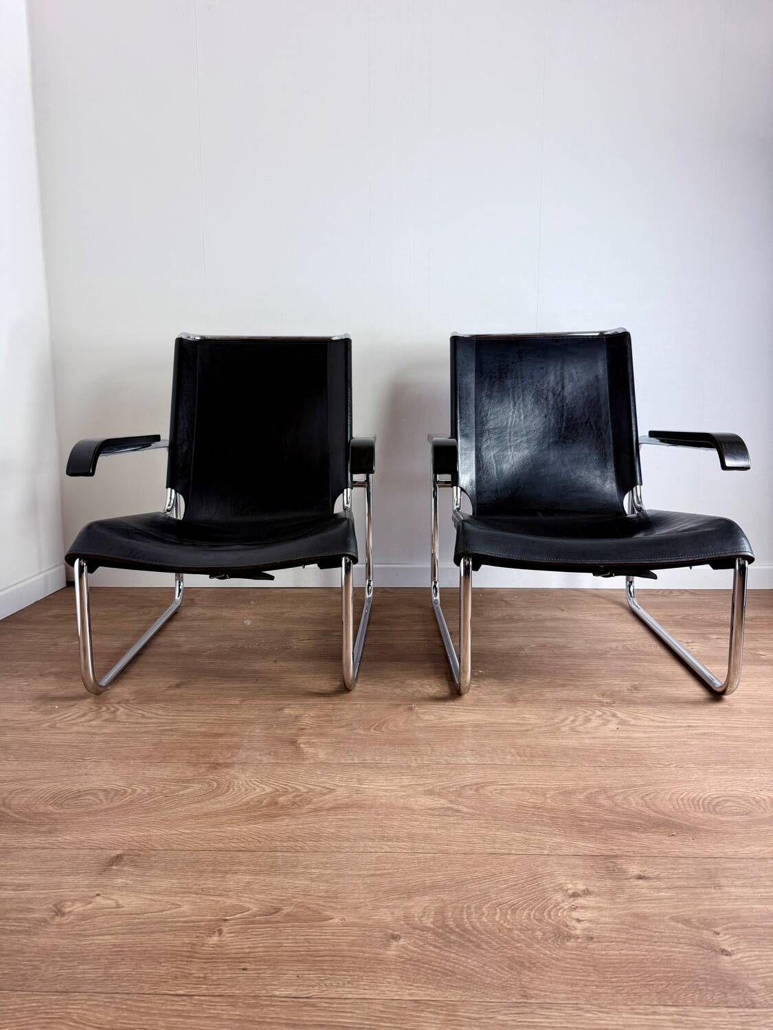 Pair of Thonet B35 armchairs - Marcel Breuer Bauhaus edition - vintage