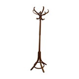 Light wooden parrot coat holder 6 patères