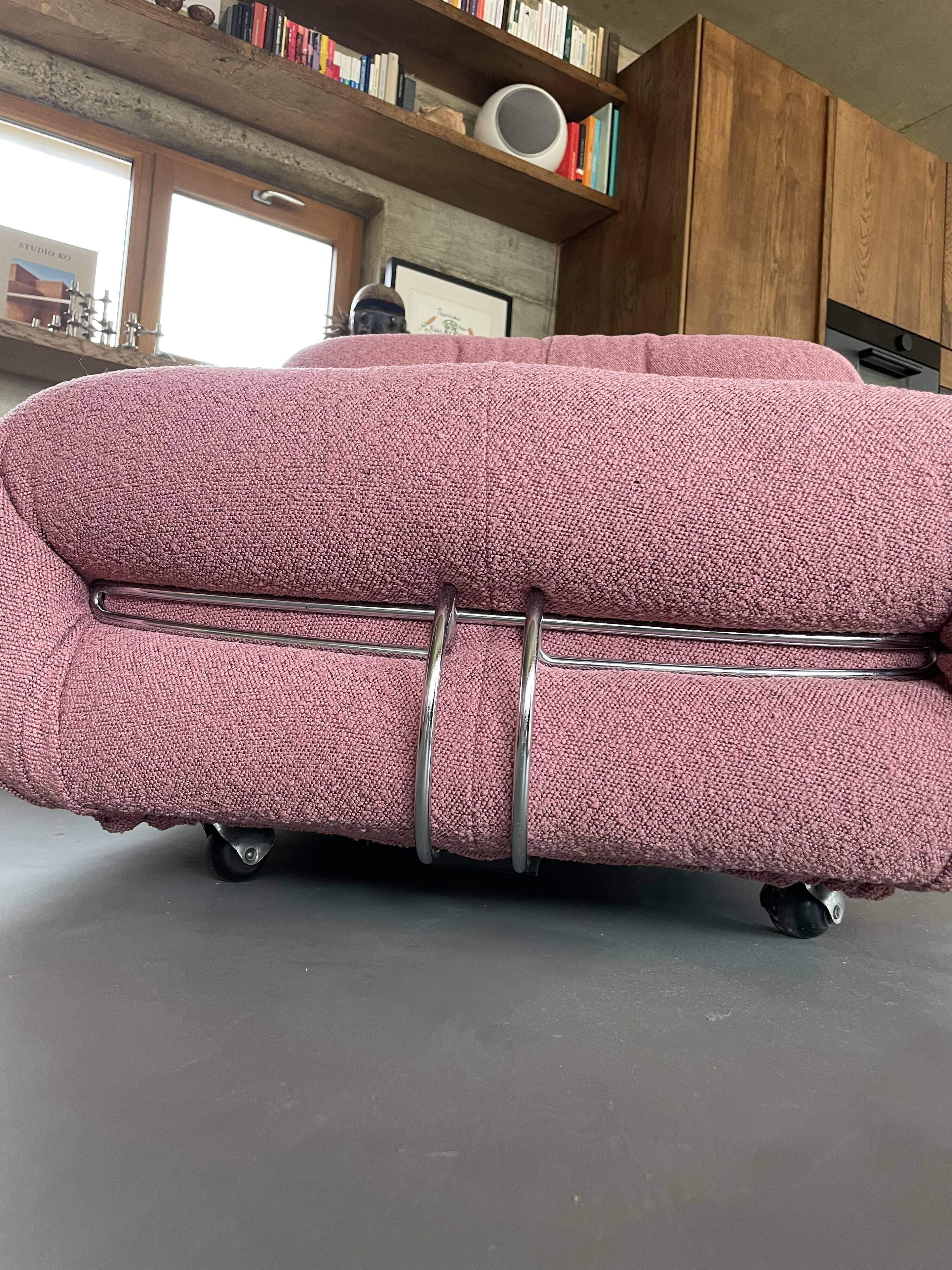 Armchair Soriana Afra and Tobia Scarpa 60s Cassina