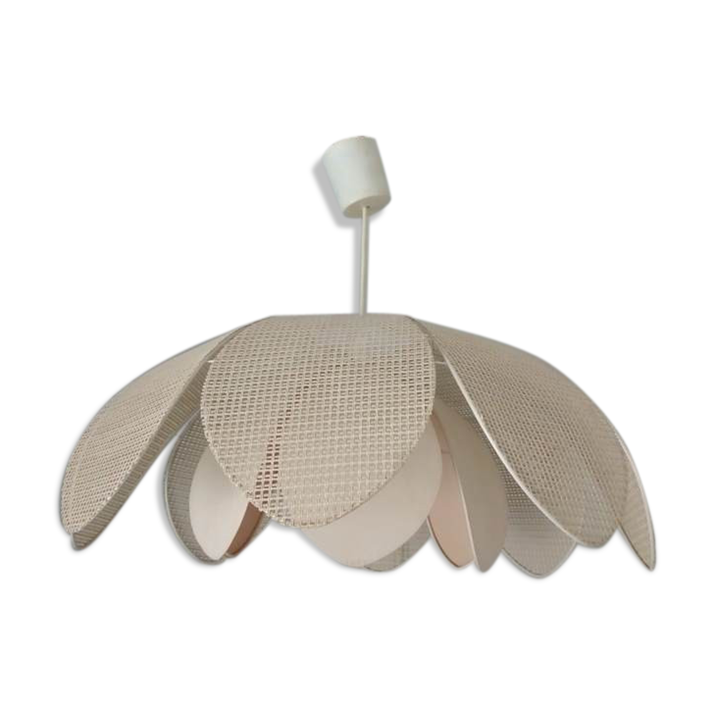 Vintage flower hanging lamp year 70