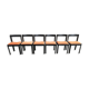 Chaises design graphique brutaliste 1970