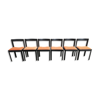 Chairs brutalist graphic design 1970