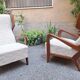 Armchairs Wooden Ears Model in White Boucle by Gio Ponti for Manifattura Artigianale Italiana, 1990s, Set of 2