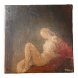 Oil on canvas female nude