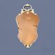 Antique carved gilded wooden mirror - 44 x 82 cm