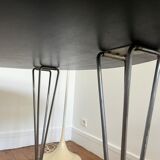 Round tabke wood Arne Jacobsen poor Fritz Hansen