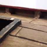 Old wooden ship model