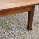 Oak farmhouse coffee table nineteenth century 1 drawer feet bobbins 149cm