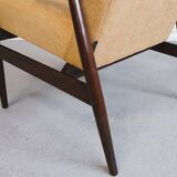 1960 Henryk Lis Mid Century Armchair in Yellow