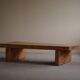 Table basse rectangulaire en pin Mid Century par Roland Wilhelmsson, Ågasta, 1969
