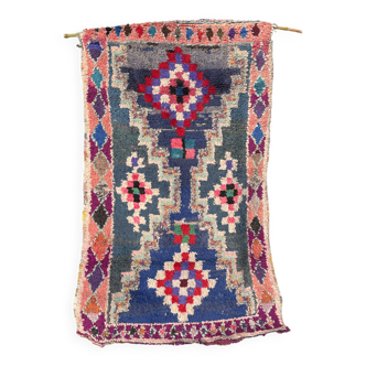 Vintage Boucherouite rug