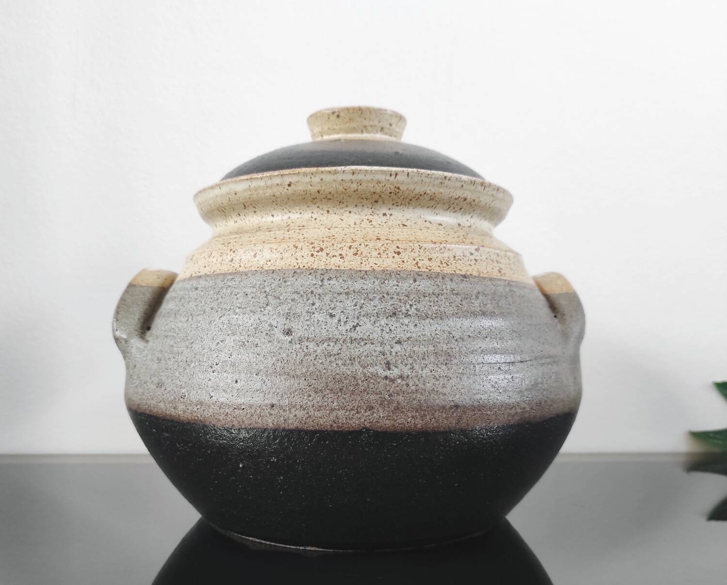 Stoneware pot, vintage DRYMEN casserole