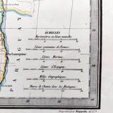 Old map of Peru - 1842