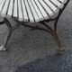 Banc de jardin avec pieds en  fonte