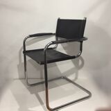 70s Italian leather armchair