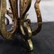 Brutalist Bronze Sculpture Candle Holder or Vase by Heinz Goll