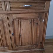 Buffet parisien ancien bois brut