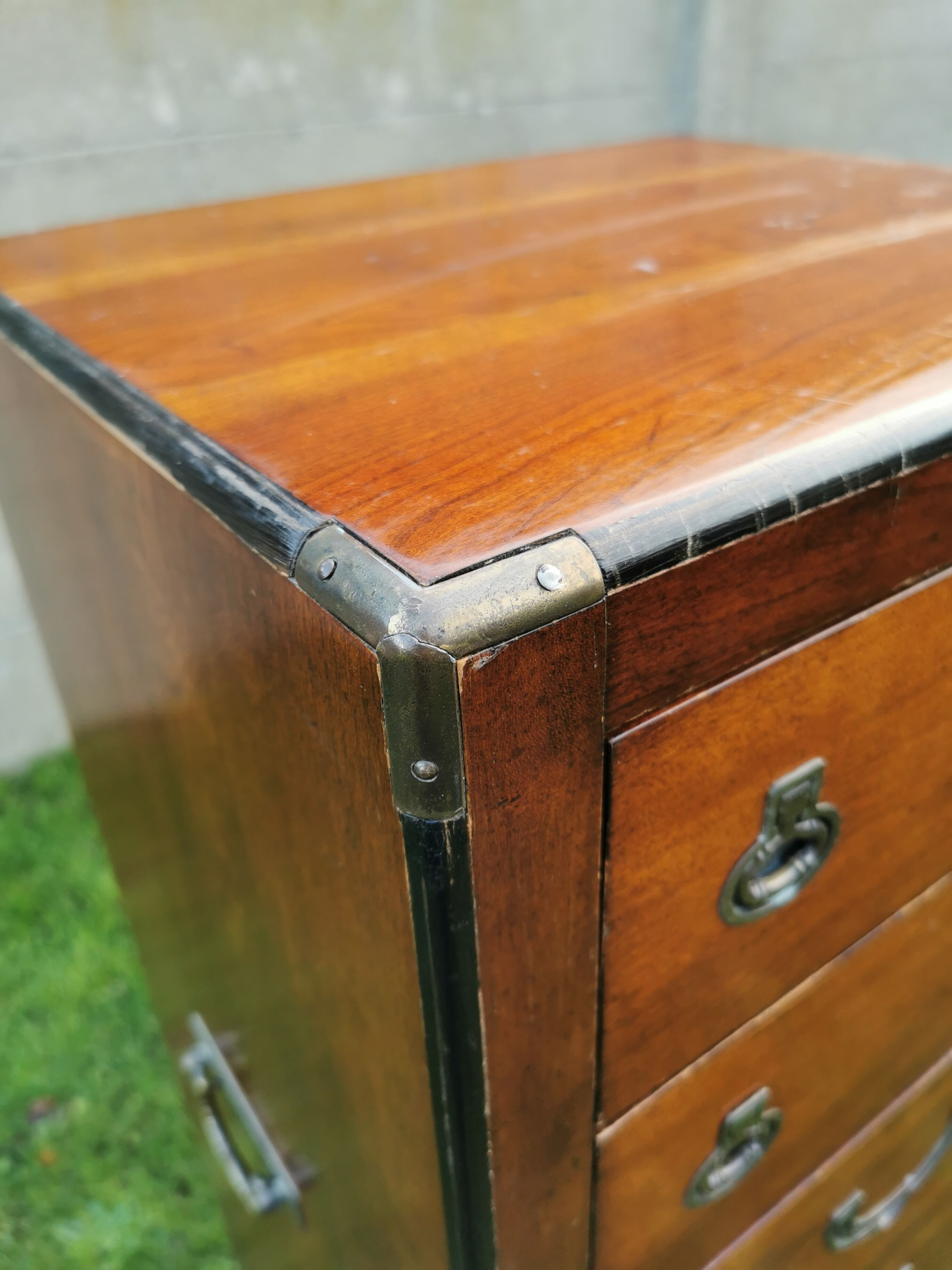 Navy weekly in solid mahogany, 7 drawers, National Airy, Type Glasgow