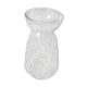 Vase jacinthe ou hydroculture en verre moulé