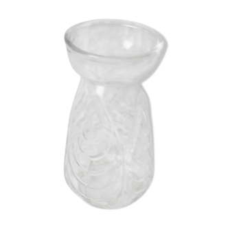 Hyacinth vase or moulded glass hydroculture