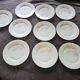 10 dessert plates made of Limoges porcelain, France.