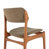Set of 6 Erik Buch dining chairs 'Kongvund' - danish design teak