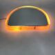 Pair of illuminated wall mirrors, 60s/70s