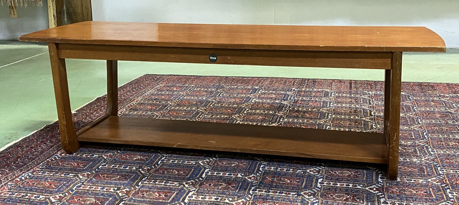 Teak coffee coffee table - 70s