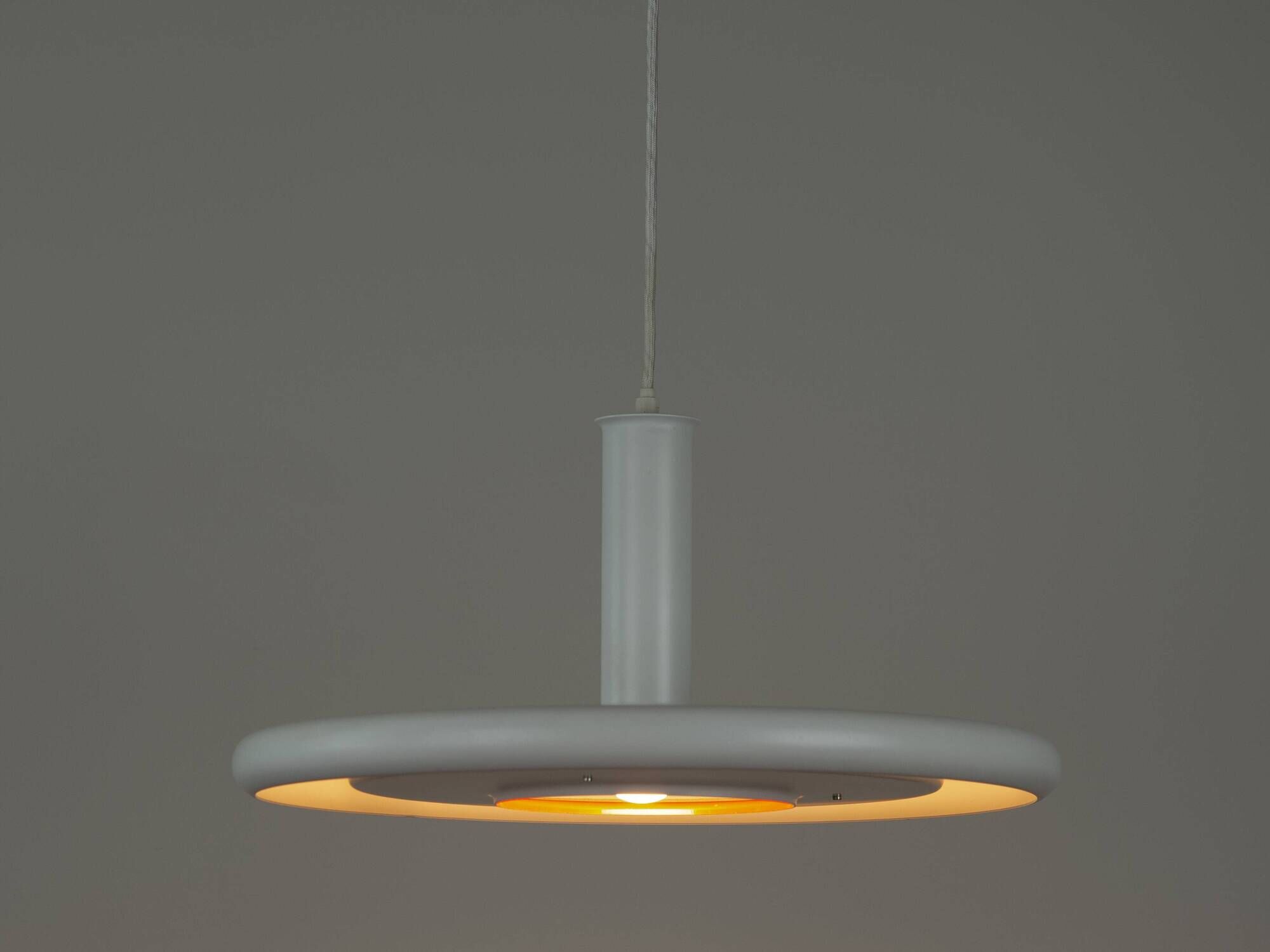 Danish vintage pendant lamp Optima by Hans Due, Fog og Morup, 1973