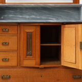 Commode ou buffet Art Nouveau en miroir par Geo Verbanck, Belgique