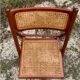 Pair of Italian folding chairs in vintage canning