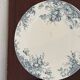 4 Clairefontaine ironstone flat plates, Cyclamens model