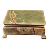 Onyx catchall box from the 1960s, vintage Italy.