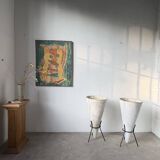 Willy Guhl planter cones x2