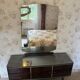 Vintage dressing table with large mirror – 1950s/60s furniture