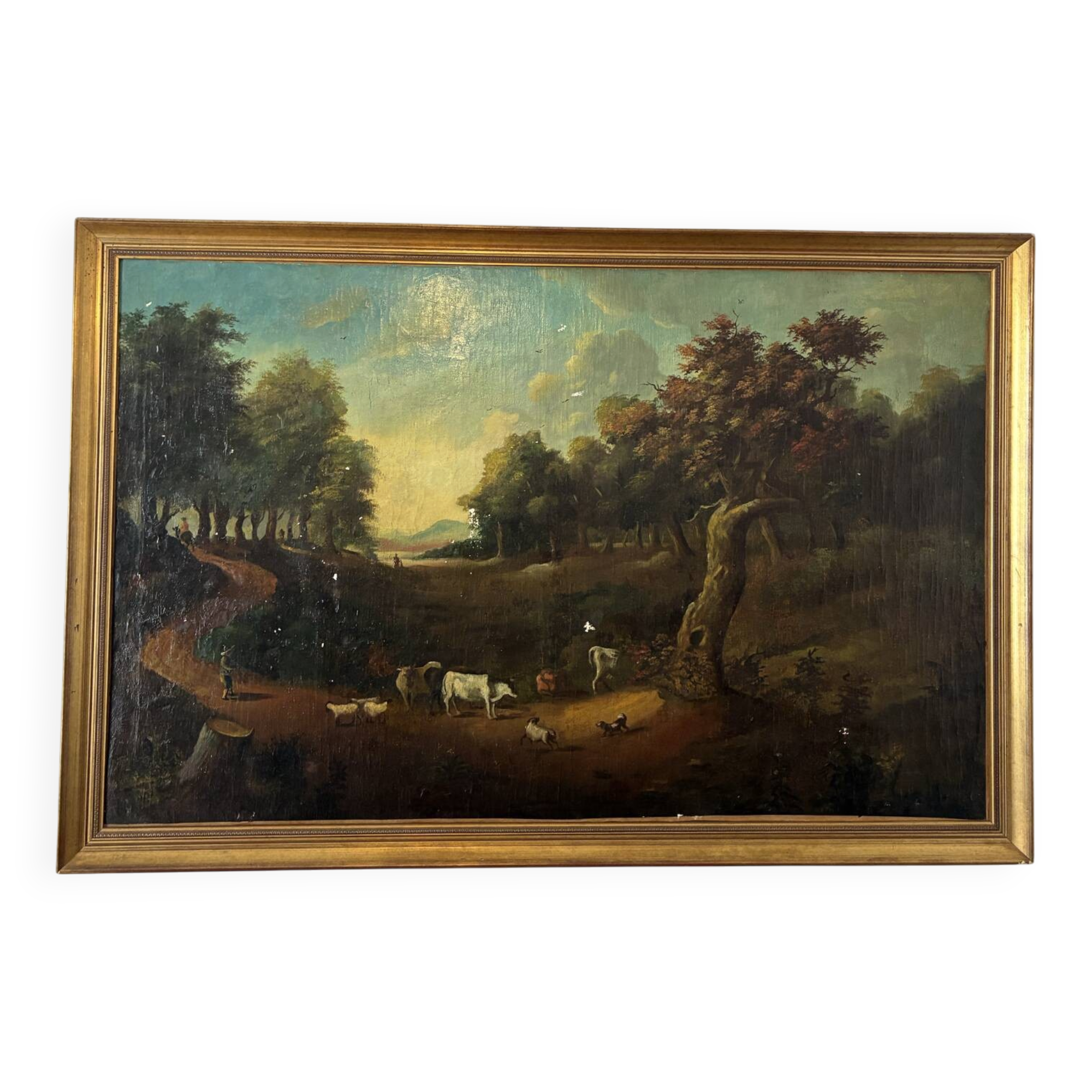Landscape oil painting