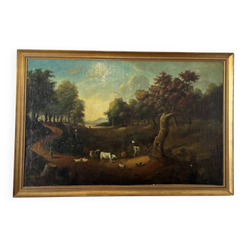 Peinture à l'huile de paysage