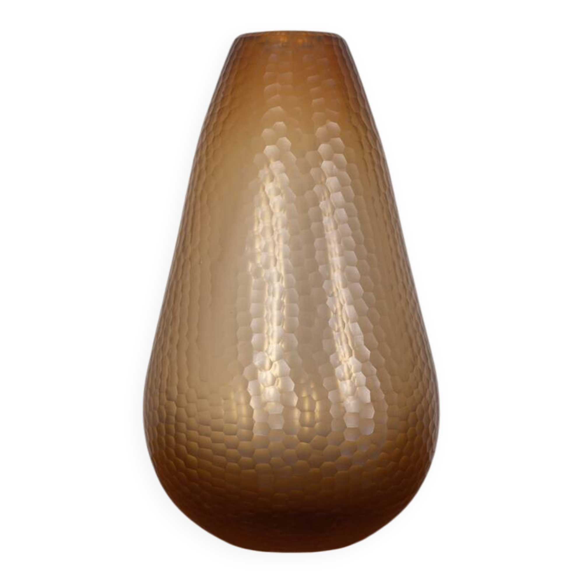 LARGE VINTAGE MURANO GLASS VASE FROM THE 1950S DESIGNED SCARPA FOR VENINI