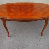 Oval table, Regency style, integrated extensions