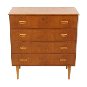 commode en teck, Suède, - 1950